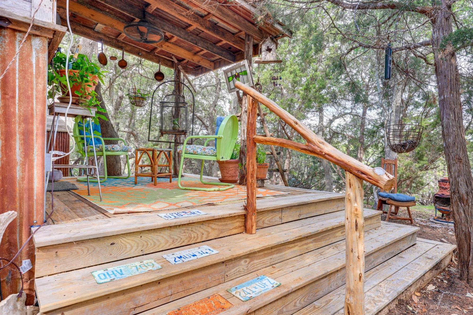 Pet-Friendly Wimberley Cabin With Fire Pit And Hot Tub Exteriér fotografie