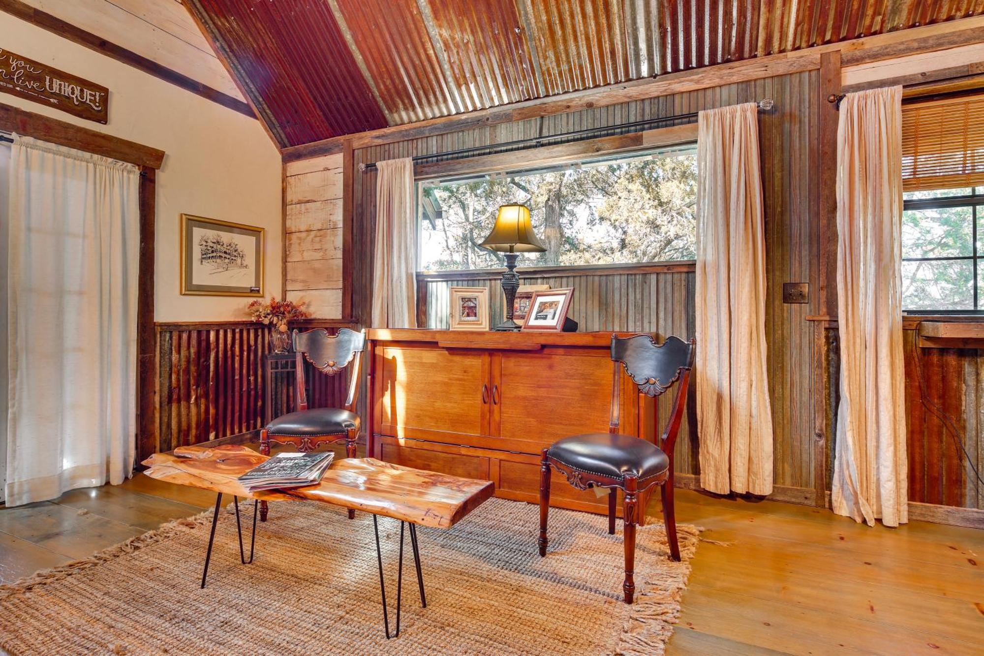 Pet-Friendly Wimberley Cabin With Fire Pit And Hot Tub Exteriér fotografie